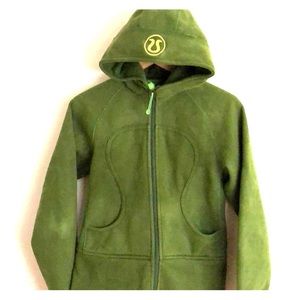 Camo green Lululemon Scuba hoodie